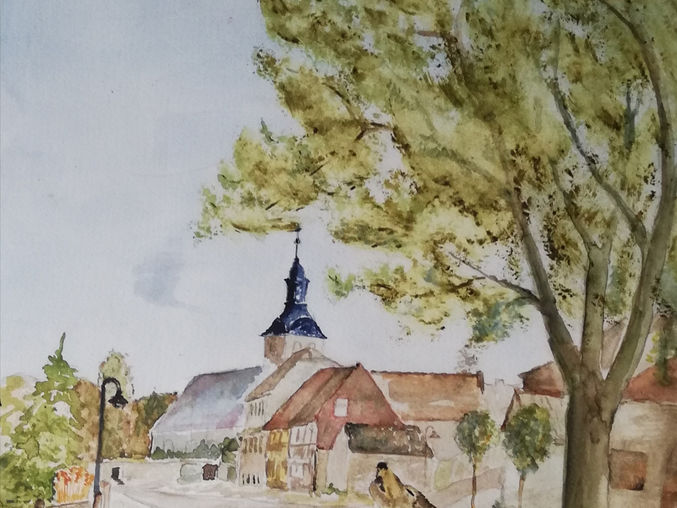 Kirche mit Wulferstedter Wolf