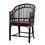 Thumbnail: Indochine Horseshoe Chair - Pagoda Dark Rattan Arm Chair