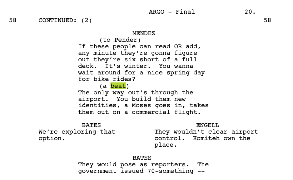 Argo screenplay download
