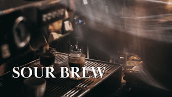 Espresso machine brewing sour brew coffee