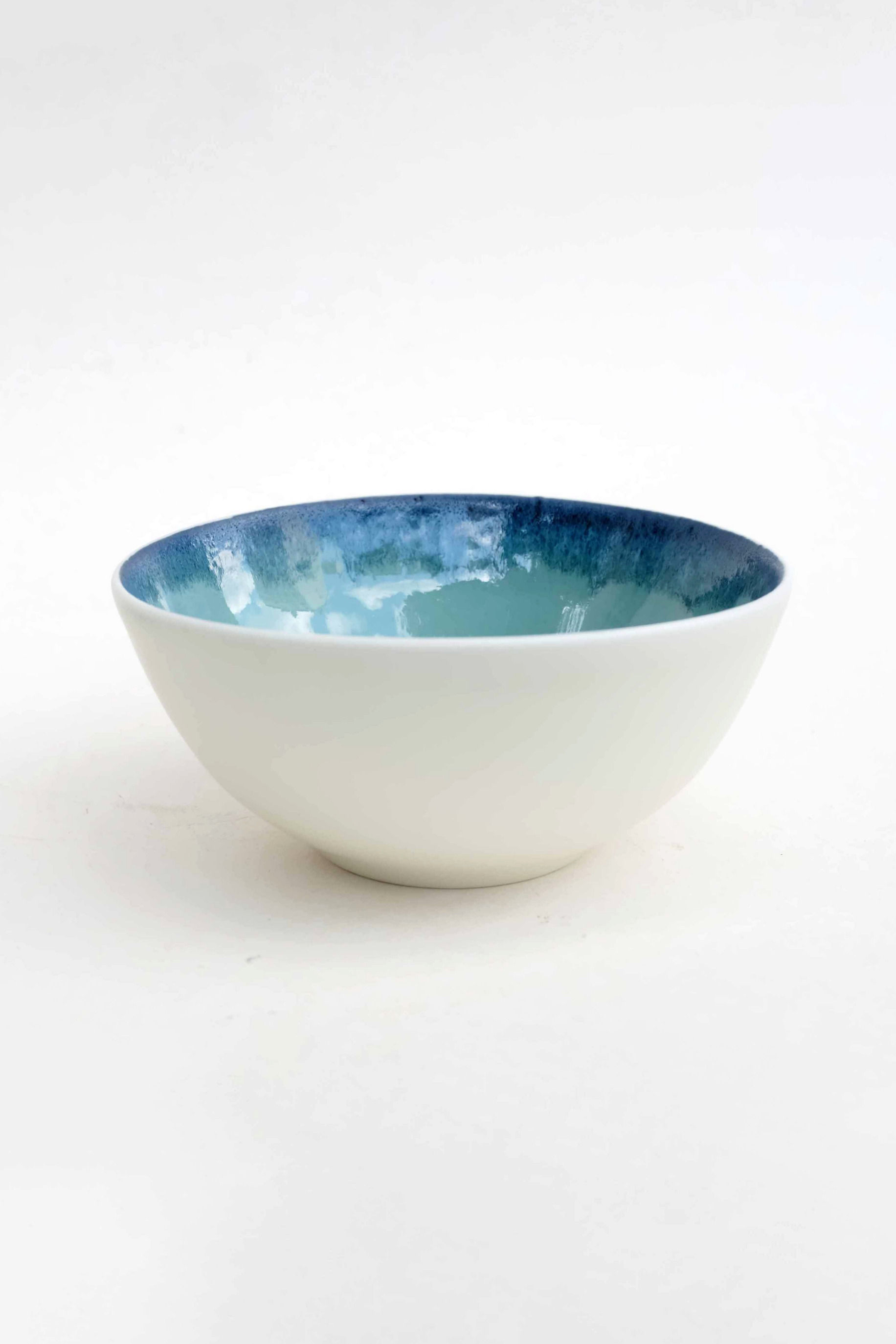 Petit bol en porcelaine bleu