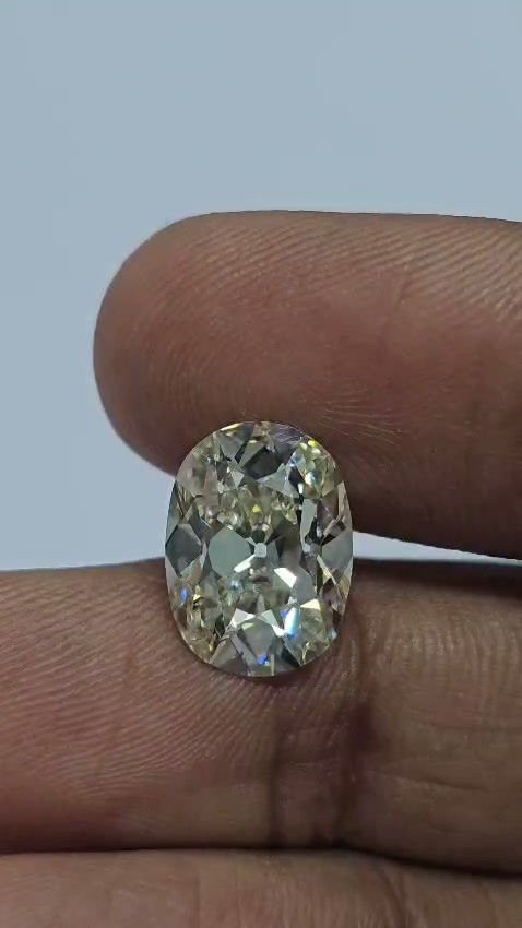 5.14ct J VS1 Old Miner Lab Cushion