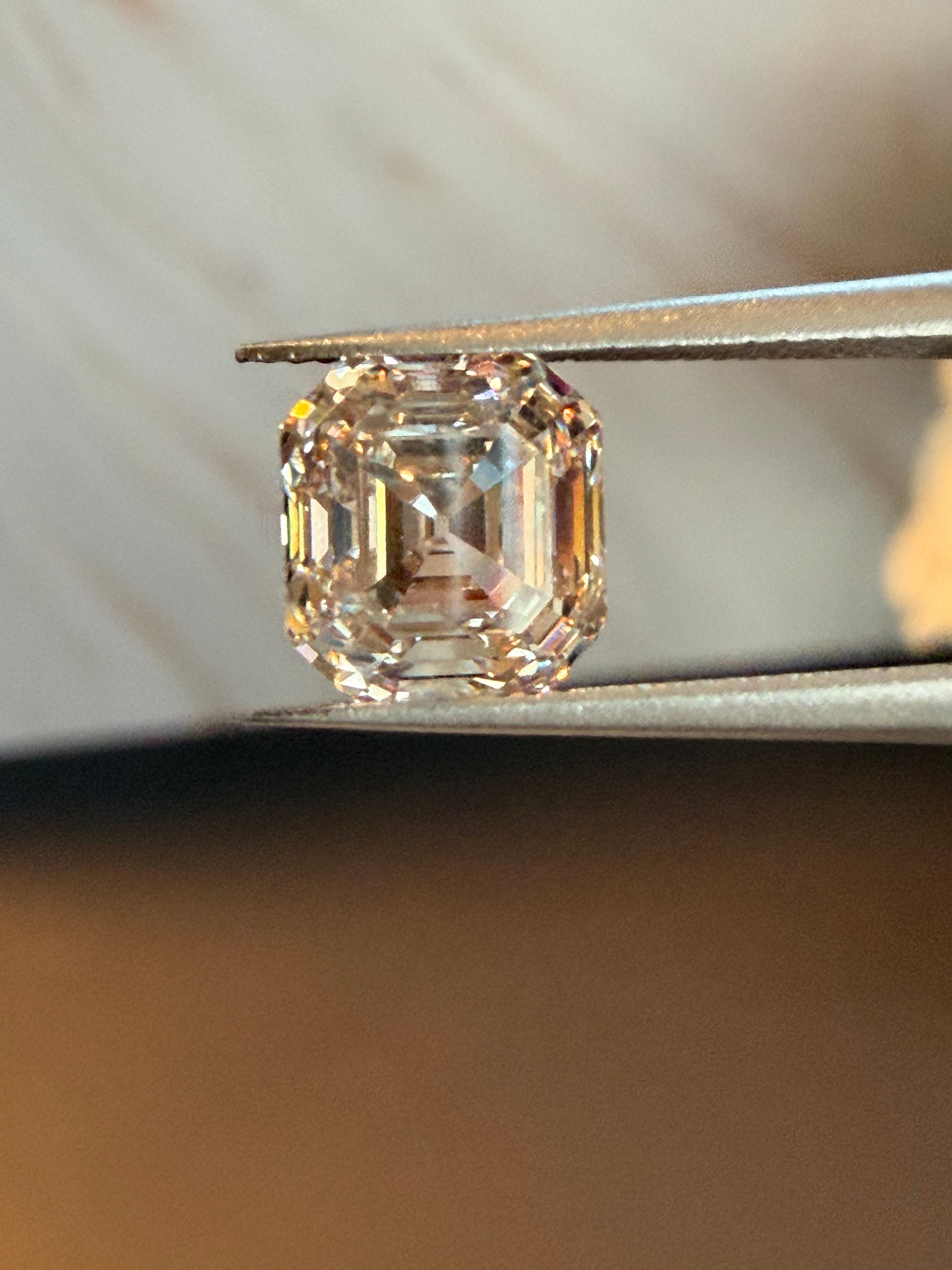 2.53 L VVS2 Asscher Lab Diamond 