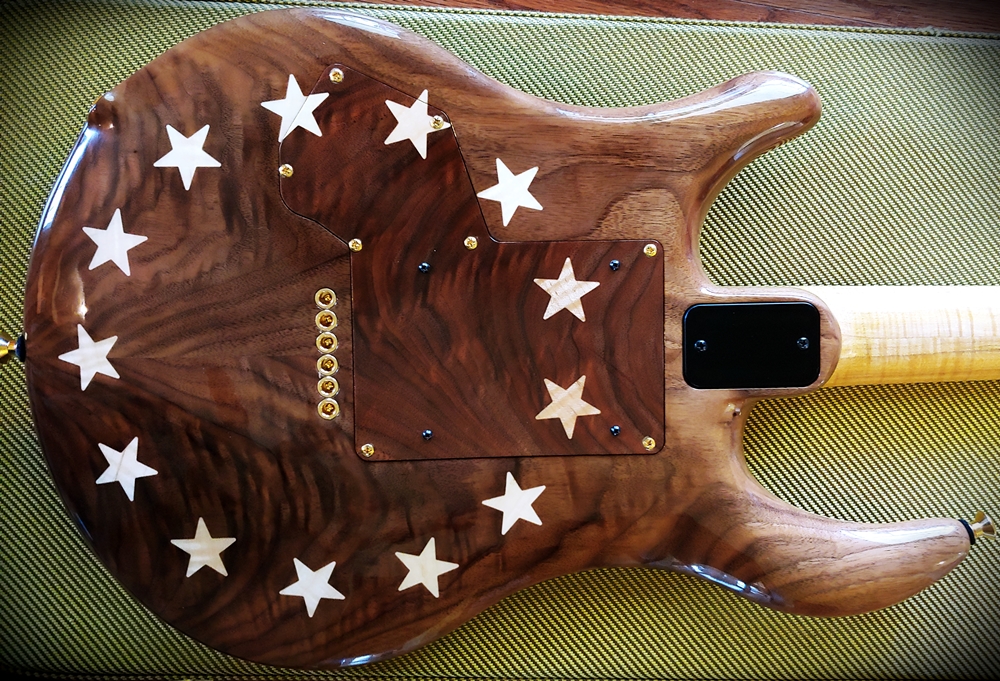 Jon Kammerer custom botique American Flag Guitar