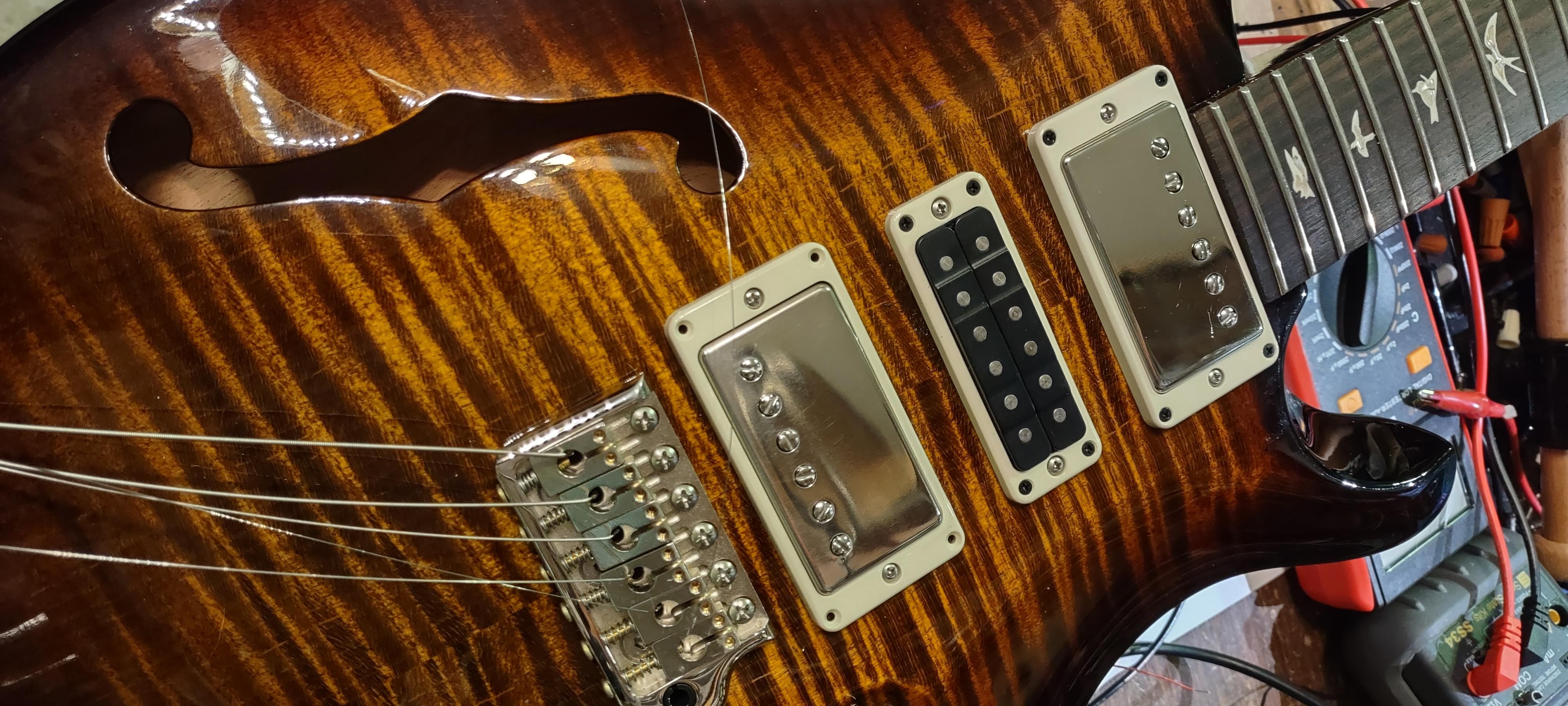 Paul Reed Smith Special 22 semi-hollow pickup upgrade