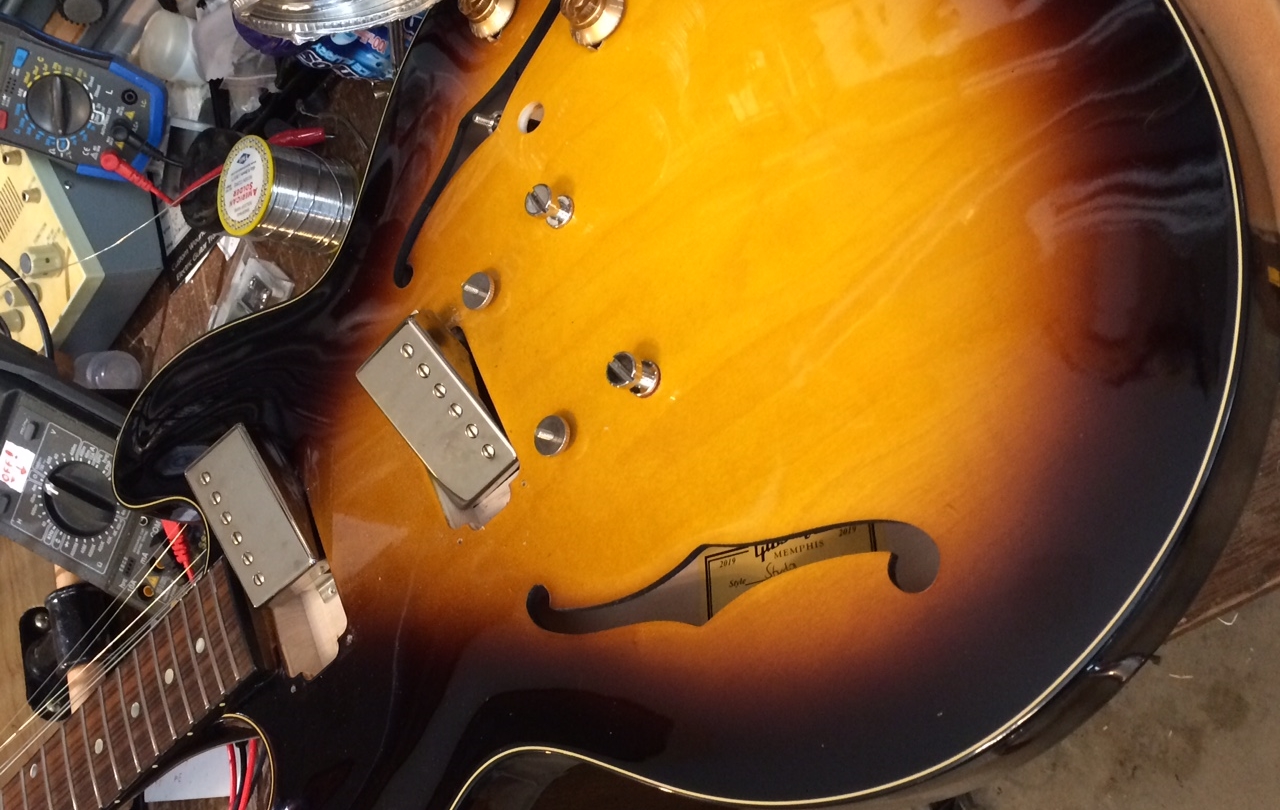 2019 Gibson ES-335 Studio Pickup upgrade