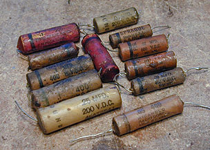 Paper and foil wax paper tone capacitors oil Paper and foil wax paper tone capacitors oil