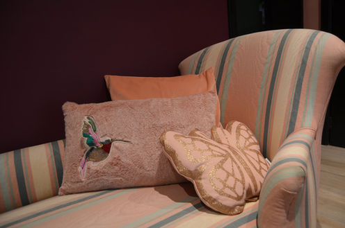 Tweepersoonskamer met privébadkamer en airconditioning in Gîte Le Chasselet