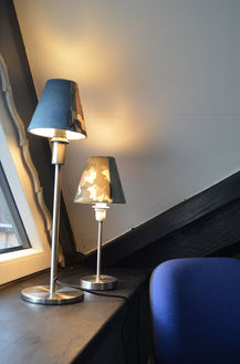 Tweepersoonskamer met privébadkamer en airconditioning in Gîte Le Chasselet