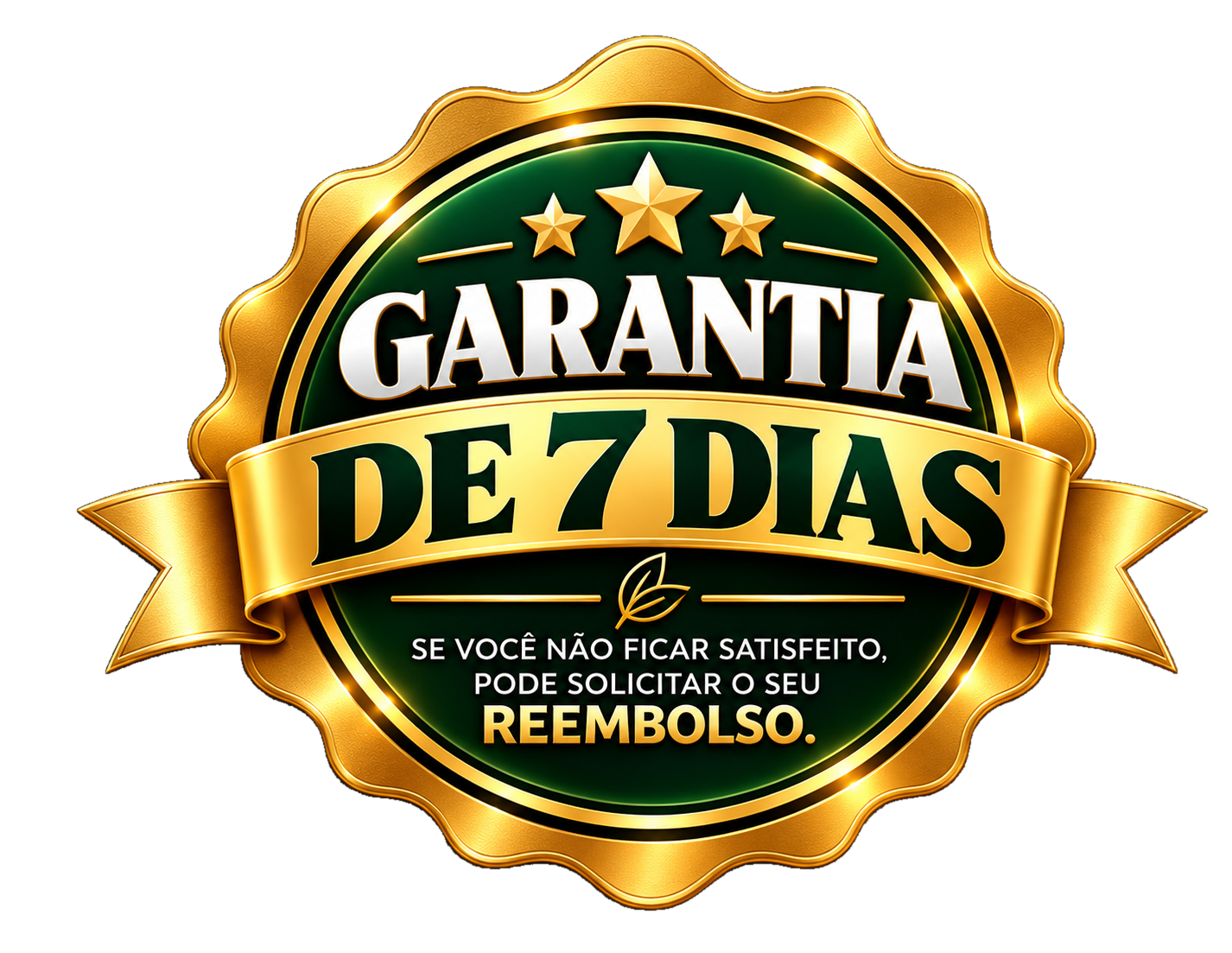 Selo Garantia de 7 Dias: reembolso conforme as condições da Hotmart