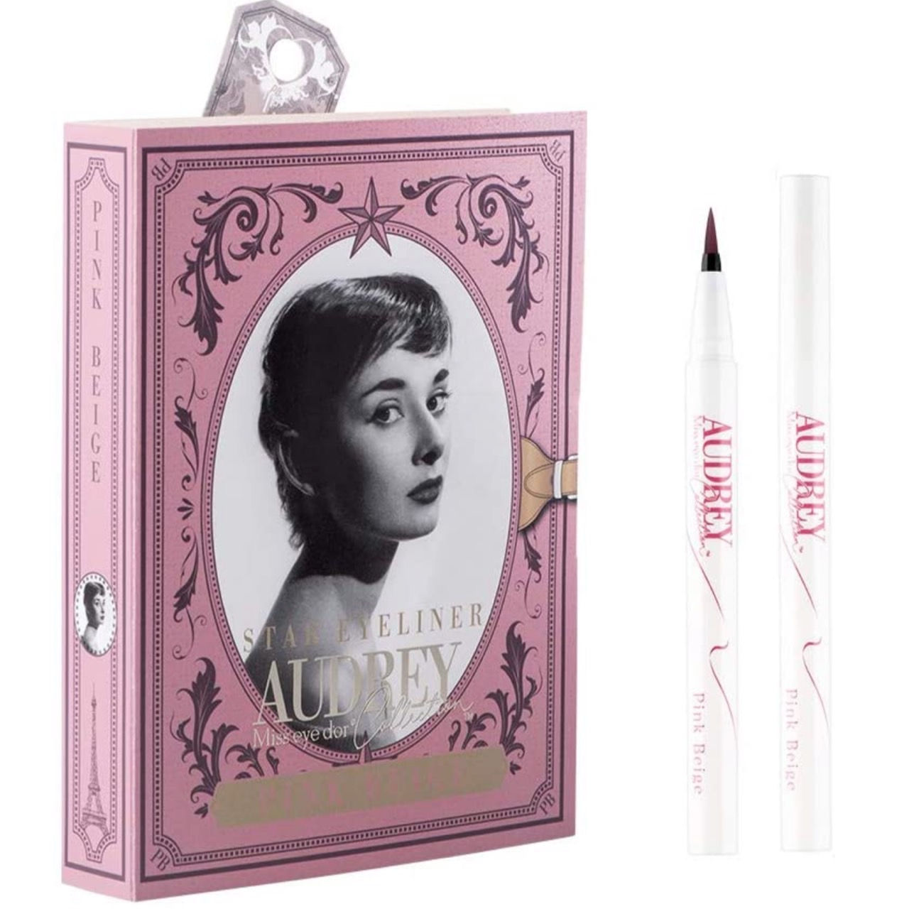Miss eye d'or ミスアイドール オードリー コレクション スター アイライナー　ピンクベージュ