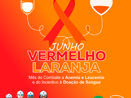 Junho Vermelho e Laranja: Campanhas pela solidariedade