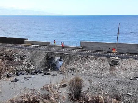 CICLONE HARRY, DA SABATO RFI RIATTIVA LA TRATTA MESSINA – CATANIA