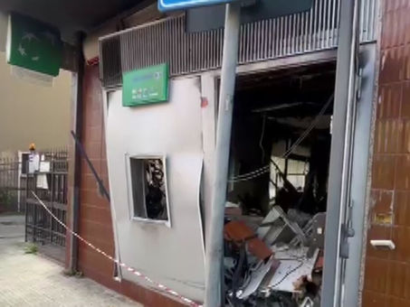 PACE DEL MELA, RAPINA CON ESPLOSIONE: FURTO ALLA BNL DI GIAMMORO