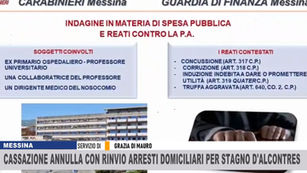 MESSINA, CASSAZIONE ANNULLA CON RINVIO ARRESTI DOMICILIARI PER STAGNO D’ALCONTRES