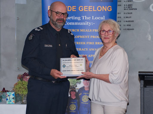 Dr John Birrell Road Safety Awards 2023