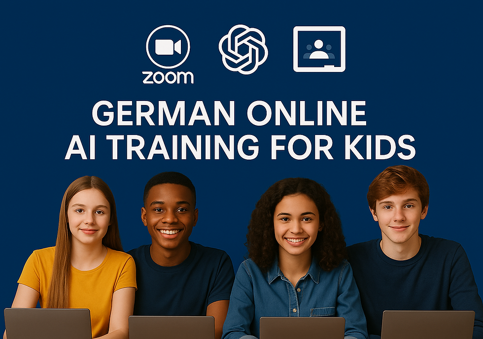 German Online AI Courses for Kids and Teenagers