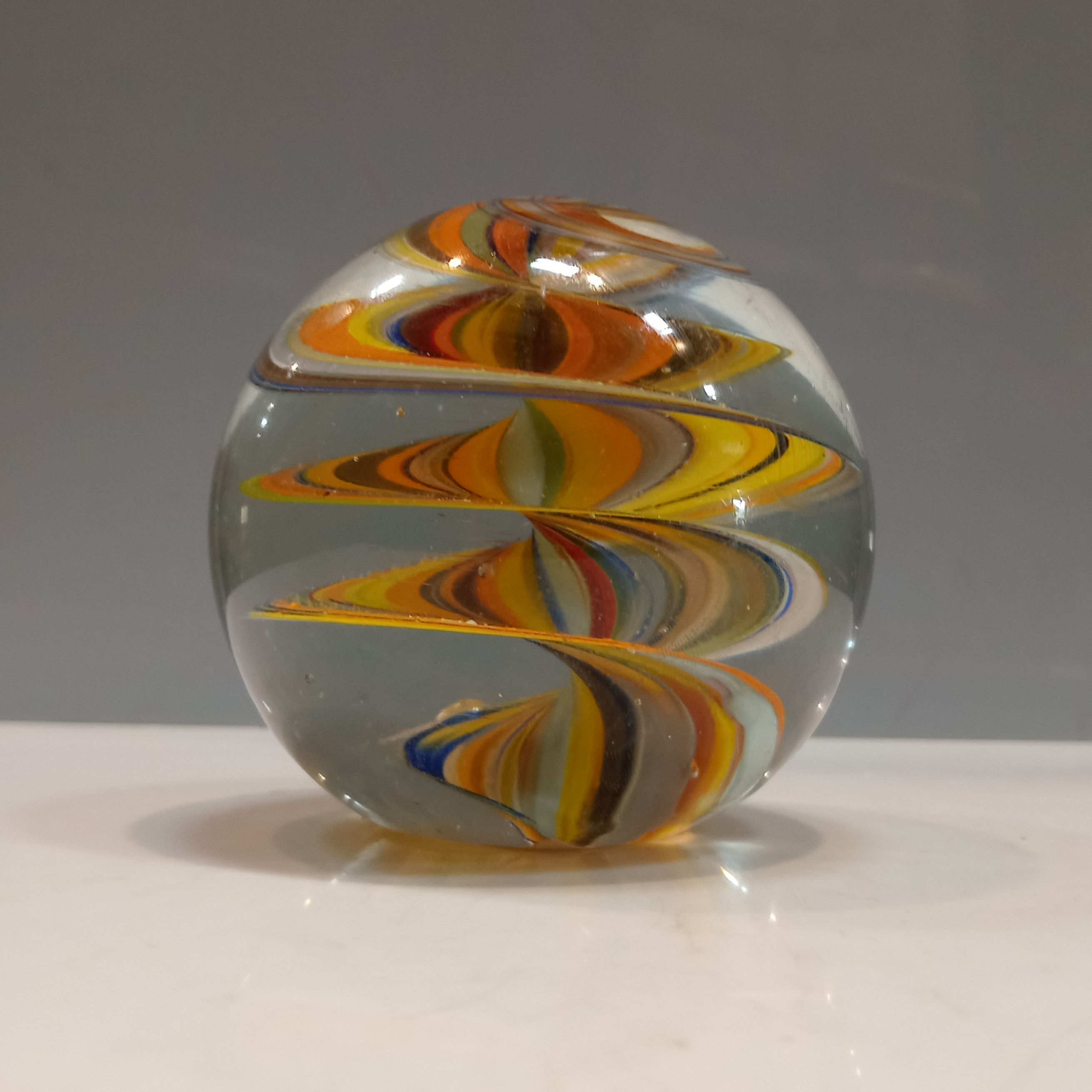 Esfera Decorativa Artística em Vidro Multicolor Premium