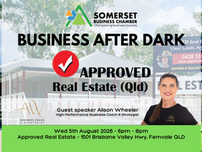 Somerset Business Chamber – Business After Dark - Hosted by Approved Real Estate.