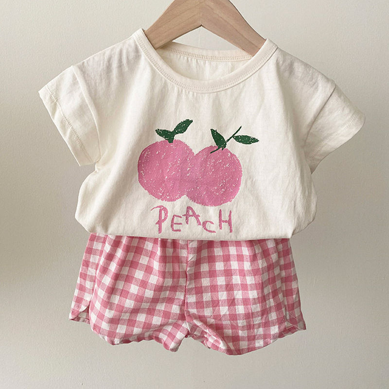 Thumbnail: Baby Pajamas Sets Cotton Child Pajamas Toddler Summer Sleeveless Baby Nightwear 