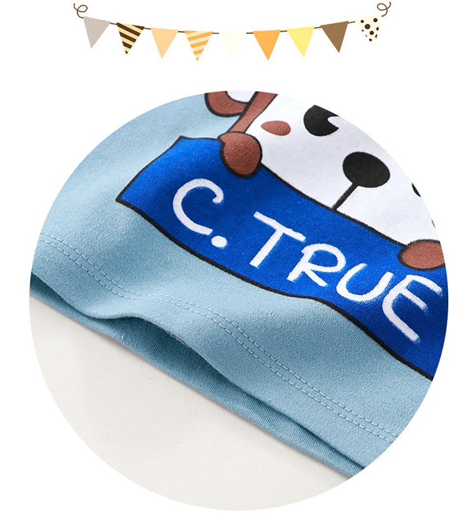 Thumbnail: Cotton Children Pajamas Sets Unisex Soft Comfort Warm Cute Cartoon Printed Suita