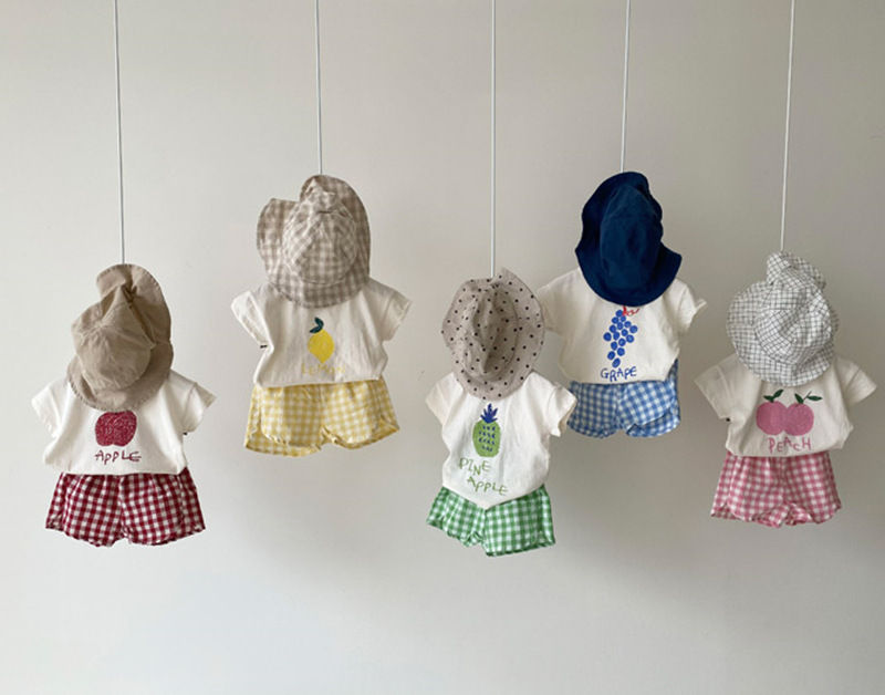 Thumbnail: Baby Pajamas Sets Cotton Child Pajamas Toddler Summer Sleeveless Baby Nightwear 