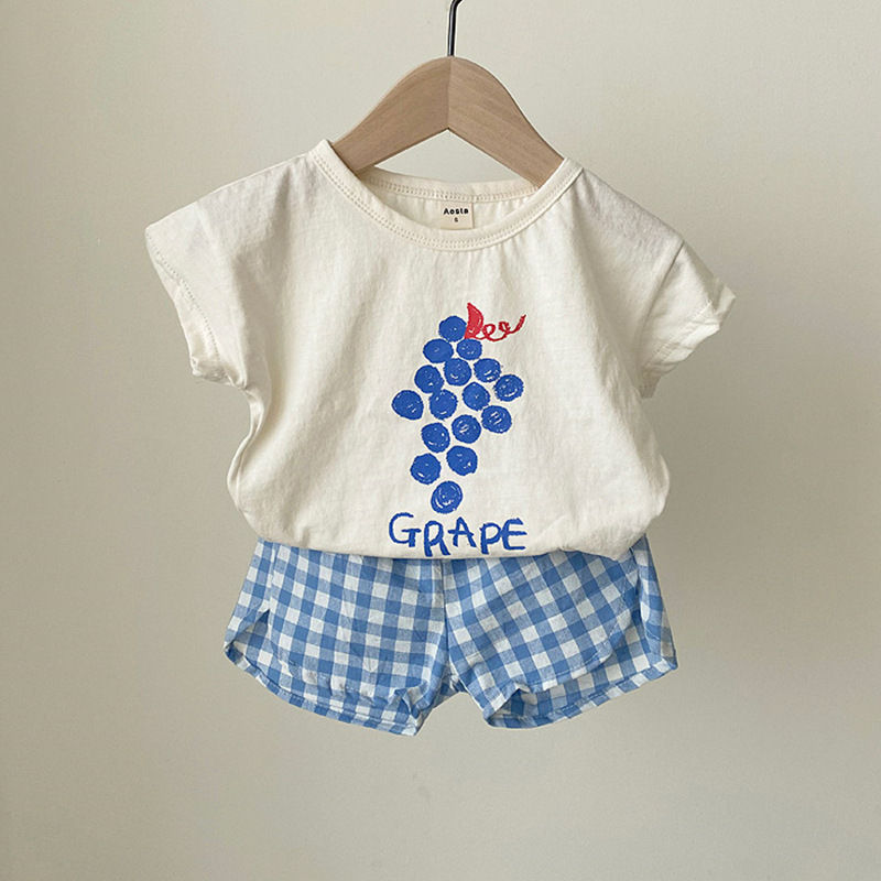 Thumbnail: Baby Pajamas Sets Cotton Child Pajamas Toddler Summer Sleeveless Baby Nightwear 