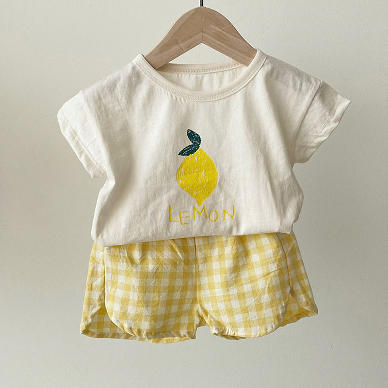 Thumbnail: Baby Pajamas Sets Cotton Child Pajamas Toddler Summer Sleeveless Baby Nightwear 