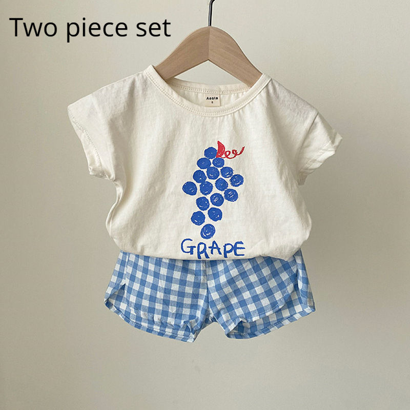 Thumbnail: Baby Pajamas Sets Cotton Child Pajamas Toddler Summer Sleeveless Baby Nightwear 