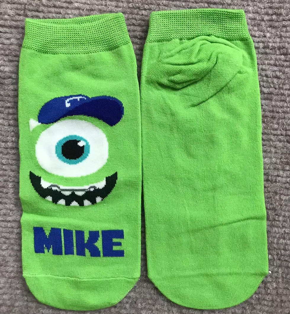 Thumbnail: Disney Cartoon Boat Socks for Teens Bright Color Summer Socks Size 22-24cm Suita
