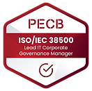 ISO 38500 Lead IT Manager digital badge