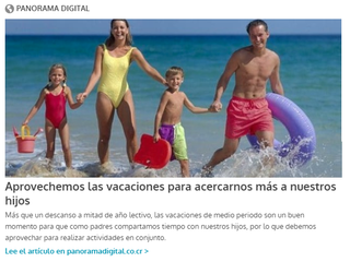 Aprovechemos las vacaciones para acercarnos más a nuestros hijos