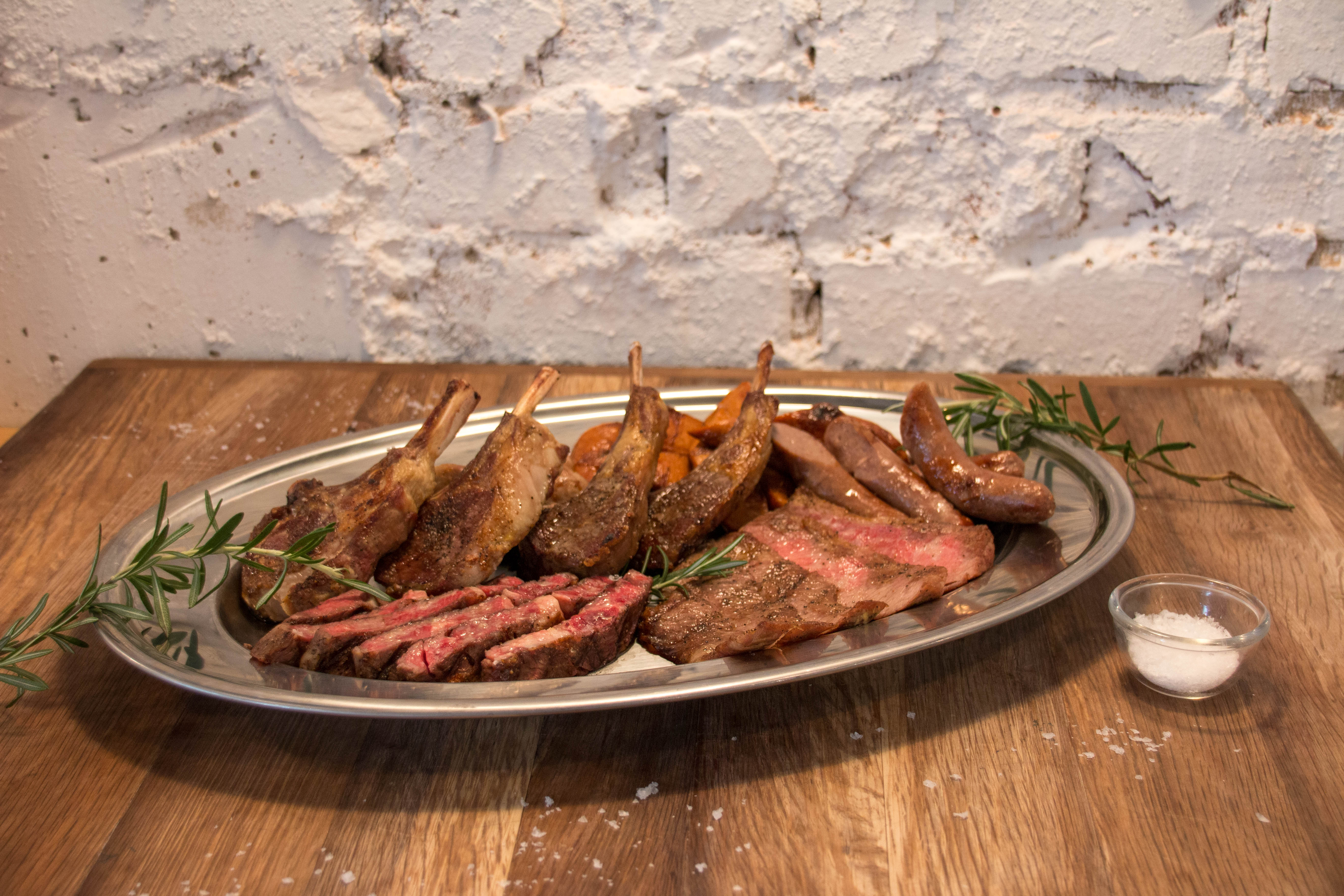 Arranged Food and Objects