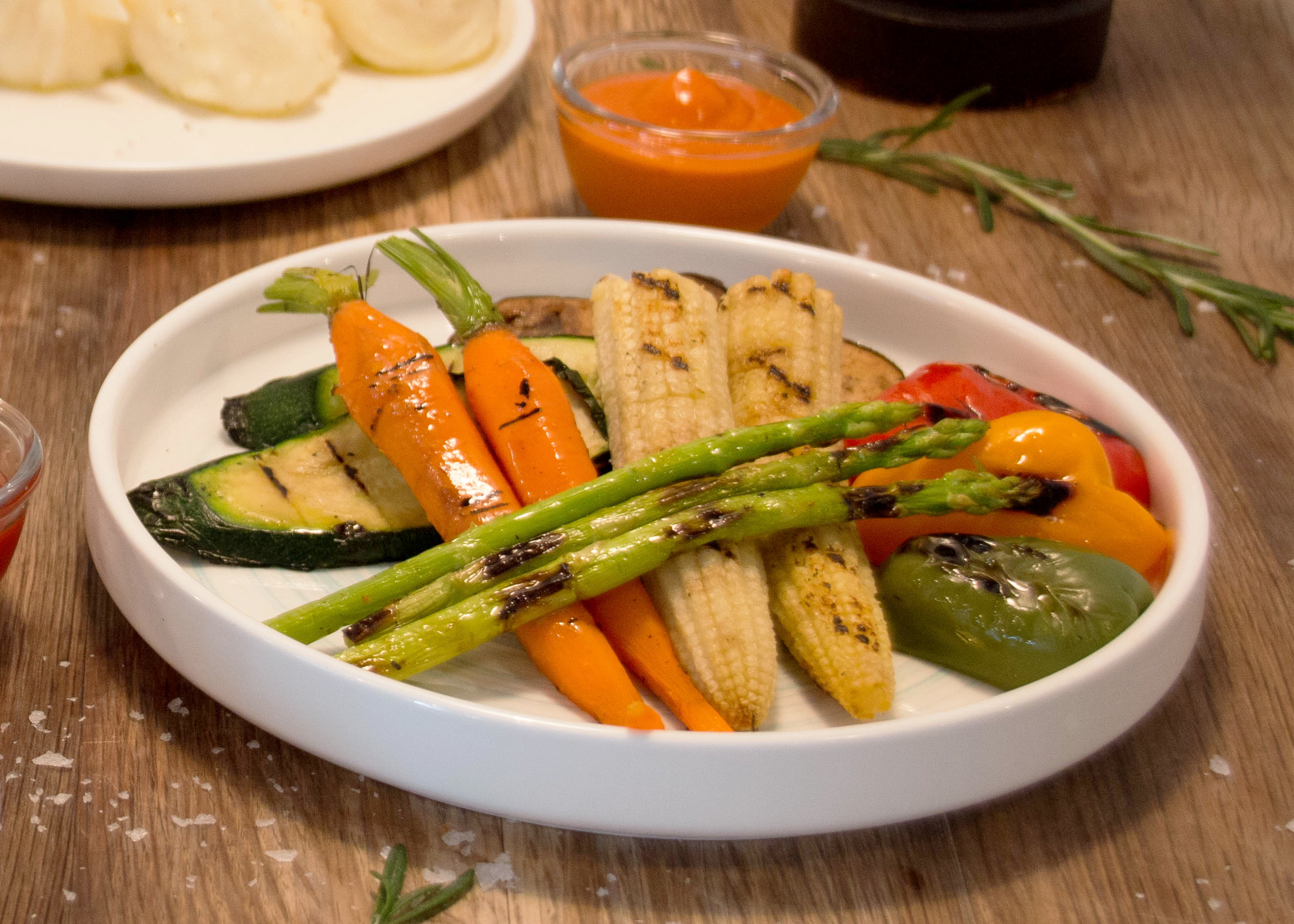 Arranged Food and Objects