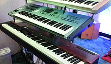 Synthesizer, Keayboard und E-Piano