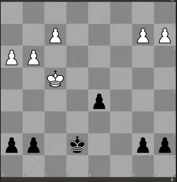 Pawn Endgame Puzzle