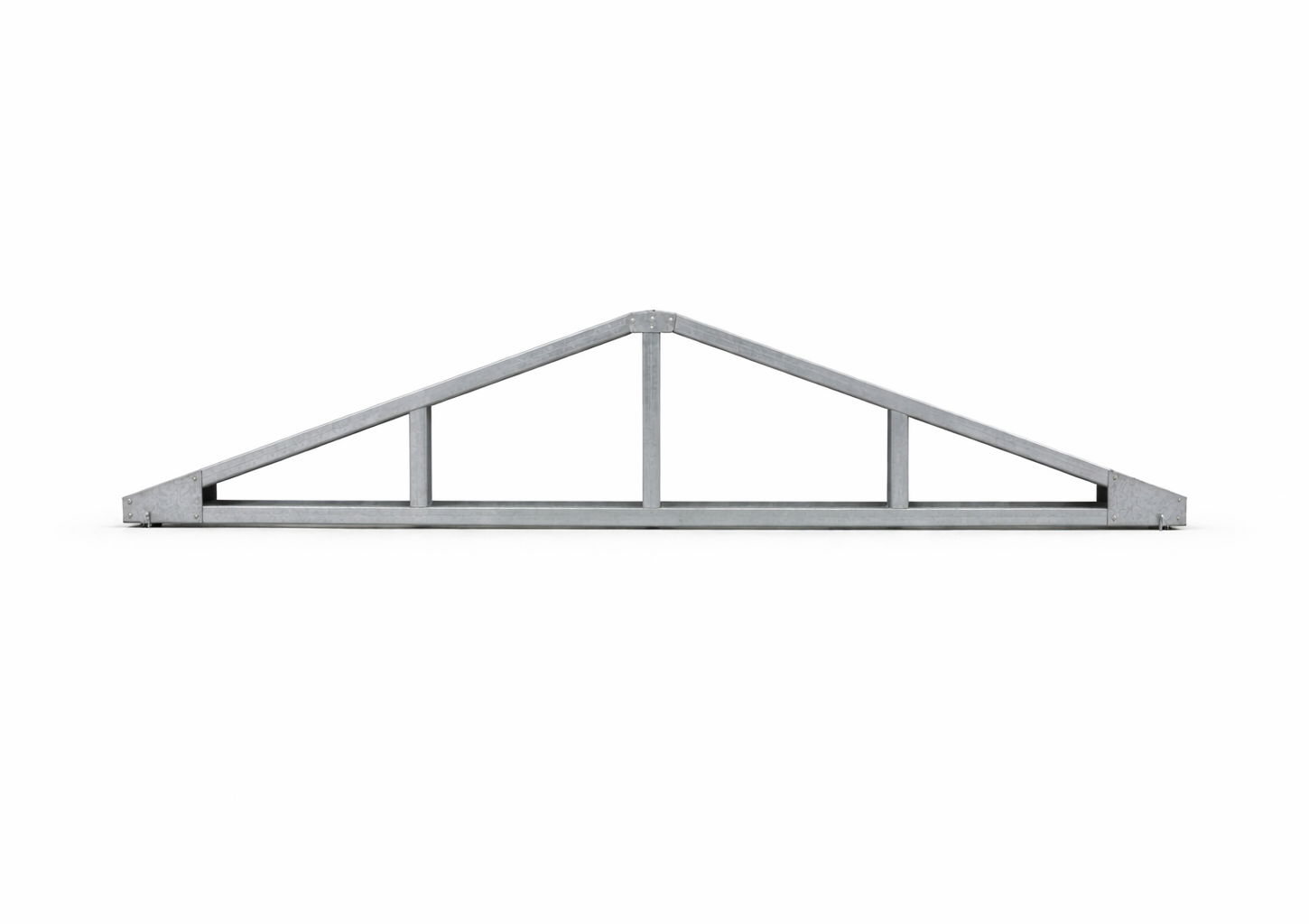 Steel trusses in Texas truss