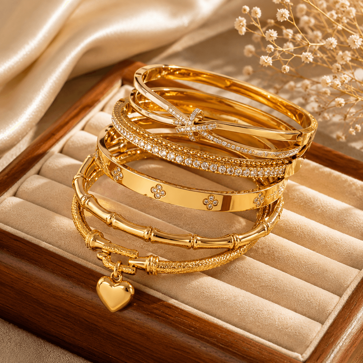 Aurélle Amour Five-Piece Bracelet Stack™