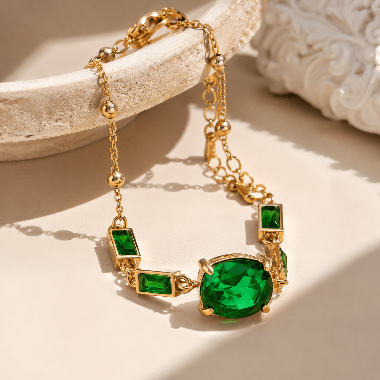 Aurélle Emerald Éclat Bracelet™