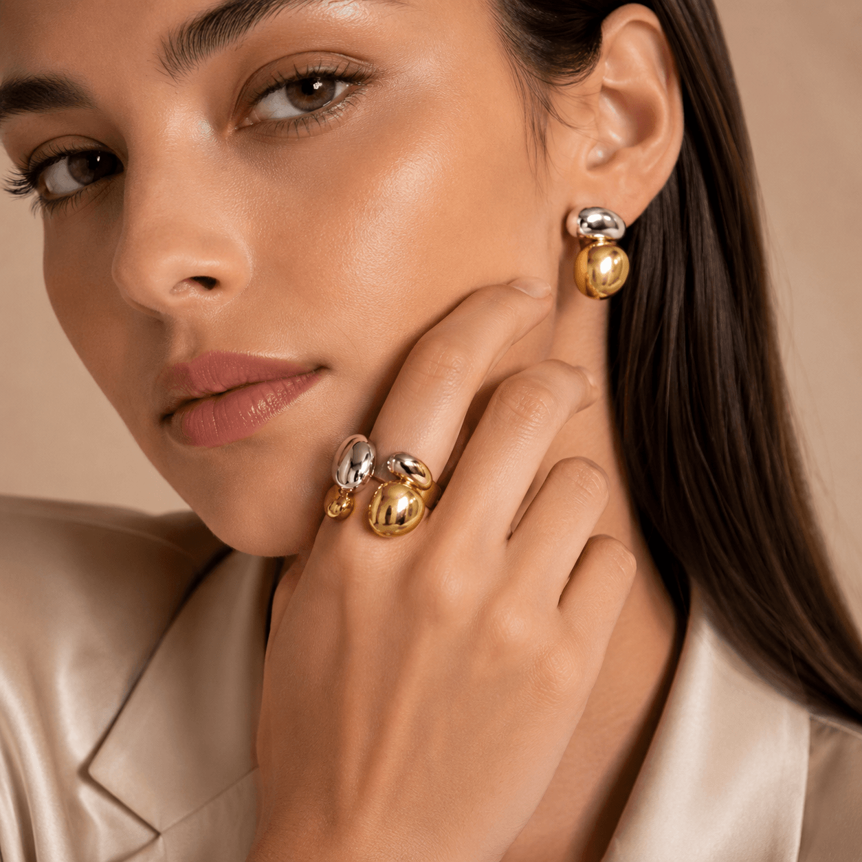 Aurélle™ Élan Duo Open Ring