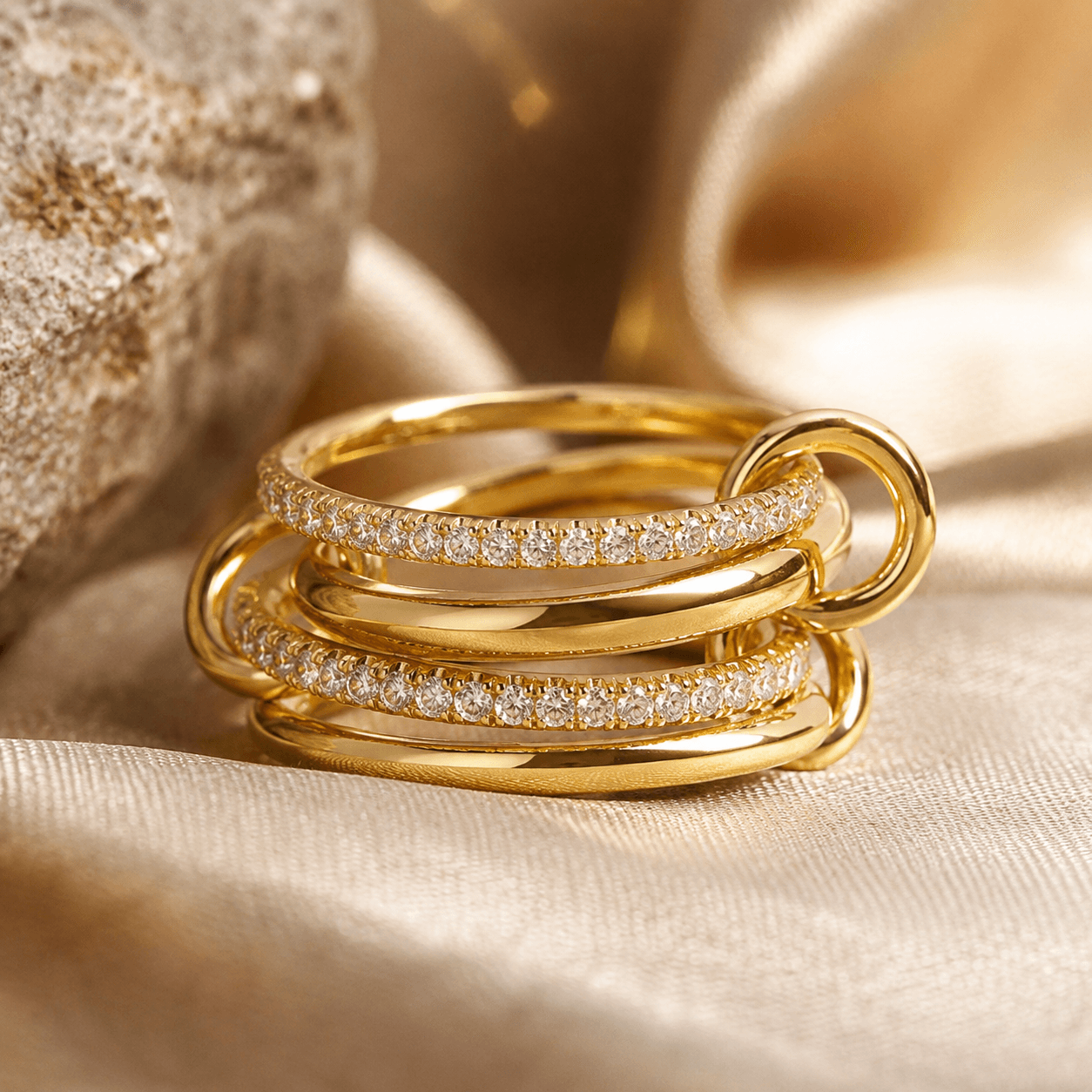 Intertwined Grace Ring