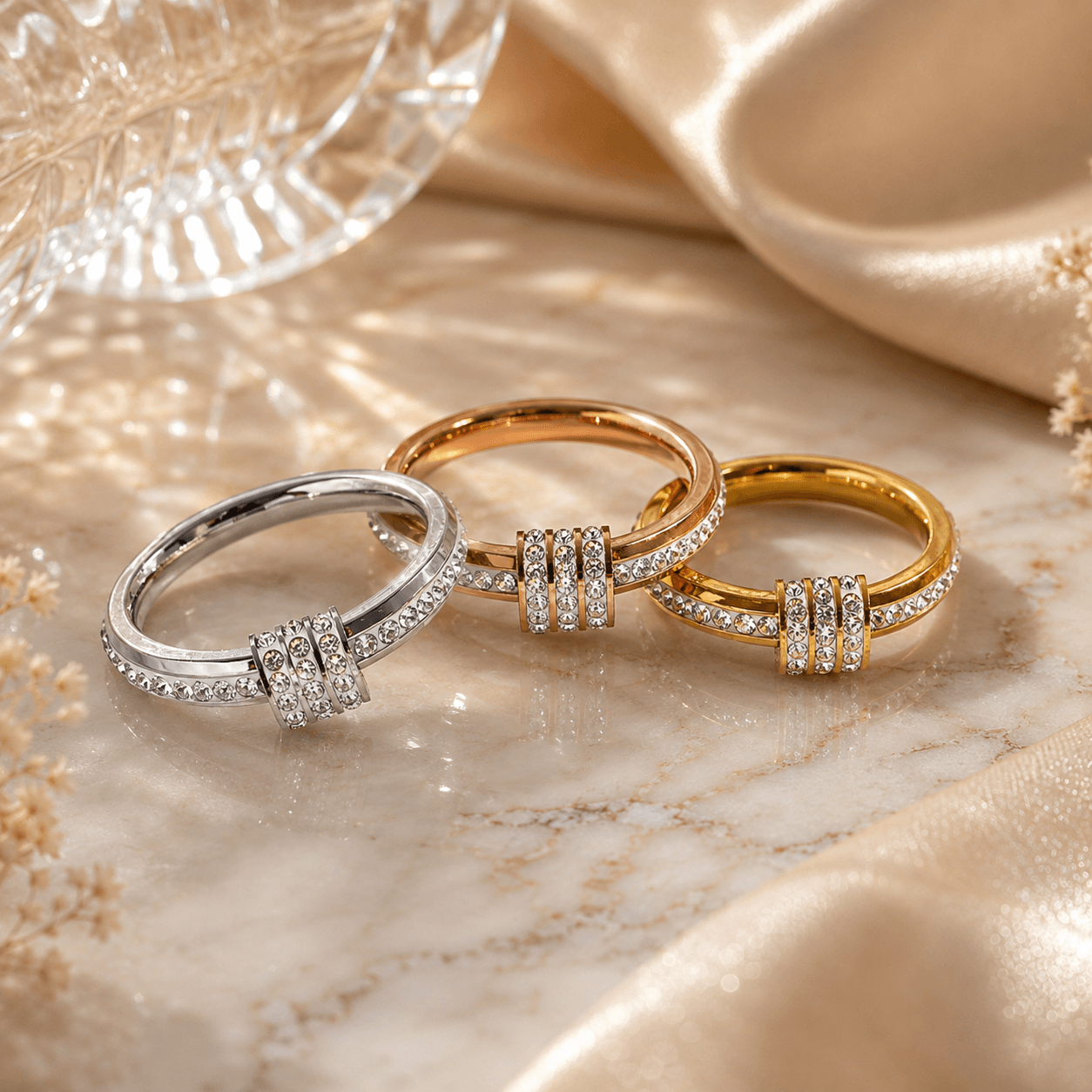 Aurélle Éclat Trinity Ring™