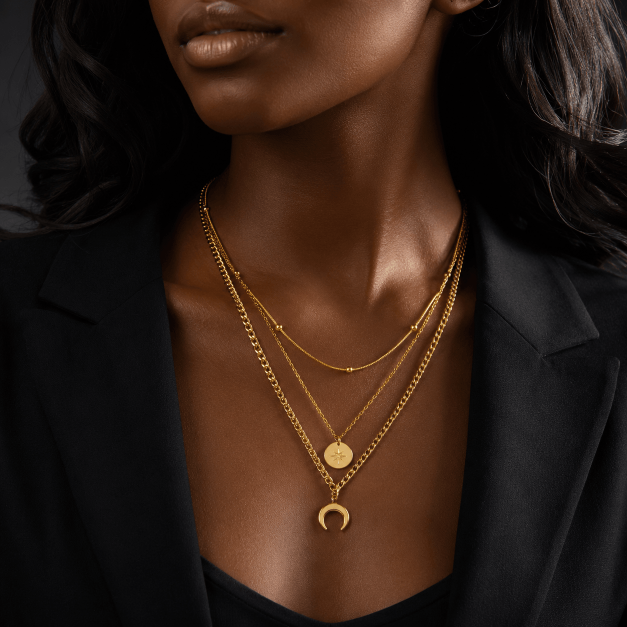 Aurélle™ Celestial Grace Layered Necklace