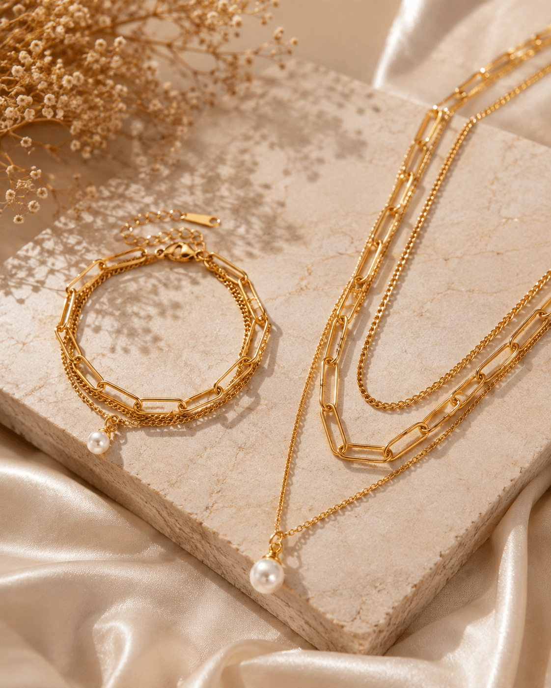 La Perle Liaison Necklace & Bracelet Set™