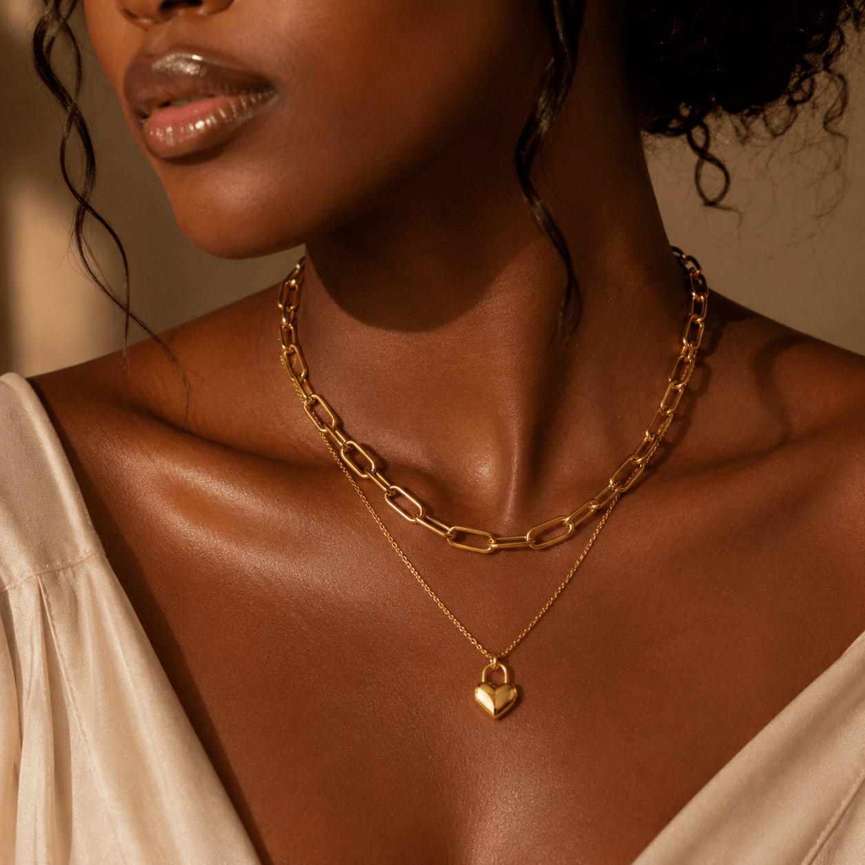 Sweetheart Layered Necklace