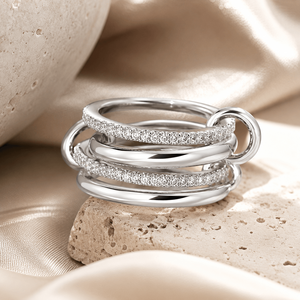 Intertwined Grace Ring