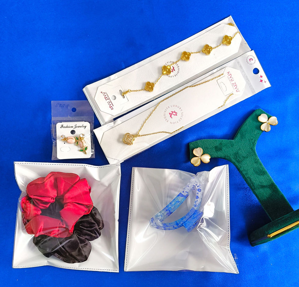 Combo Gift Hamper Anti-Tarnish 7 Pieces Accessories Set for Women & Girls