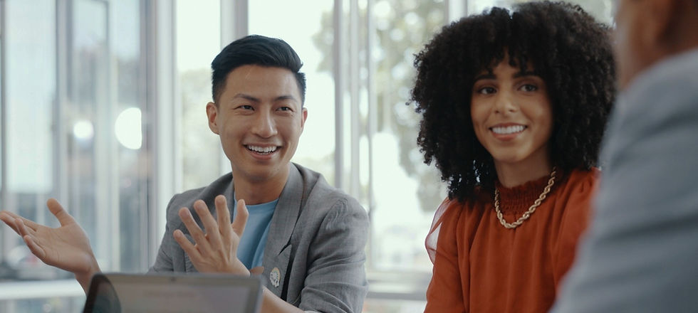 Meeting, collaboration and team planning a project together in the office conference room_