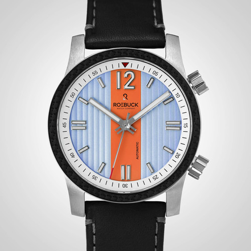 Roebuck Watch Company Diviso — Orange/Blue