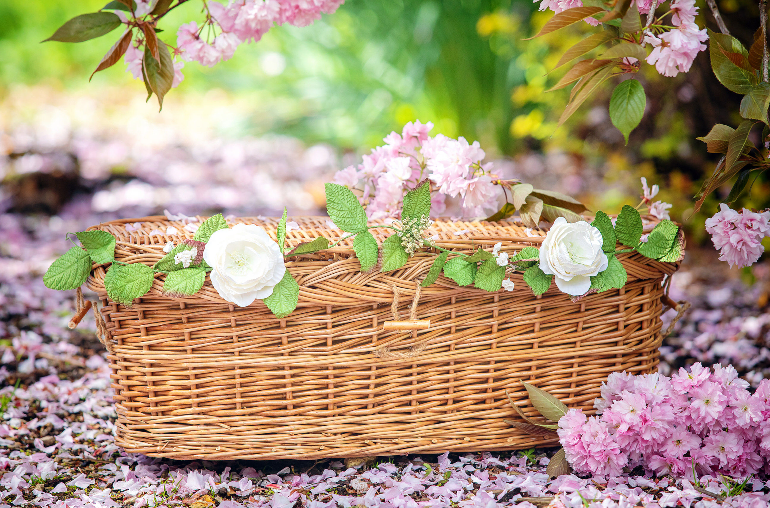 child and infant coffins wicker eco friendly ©tributes funeral supplies